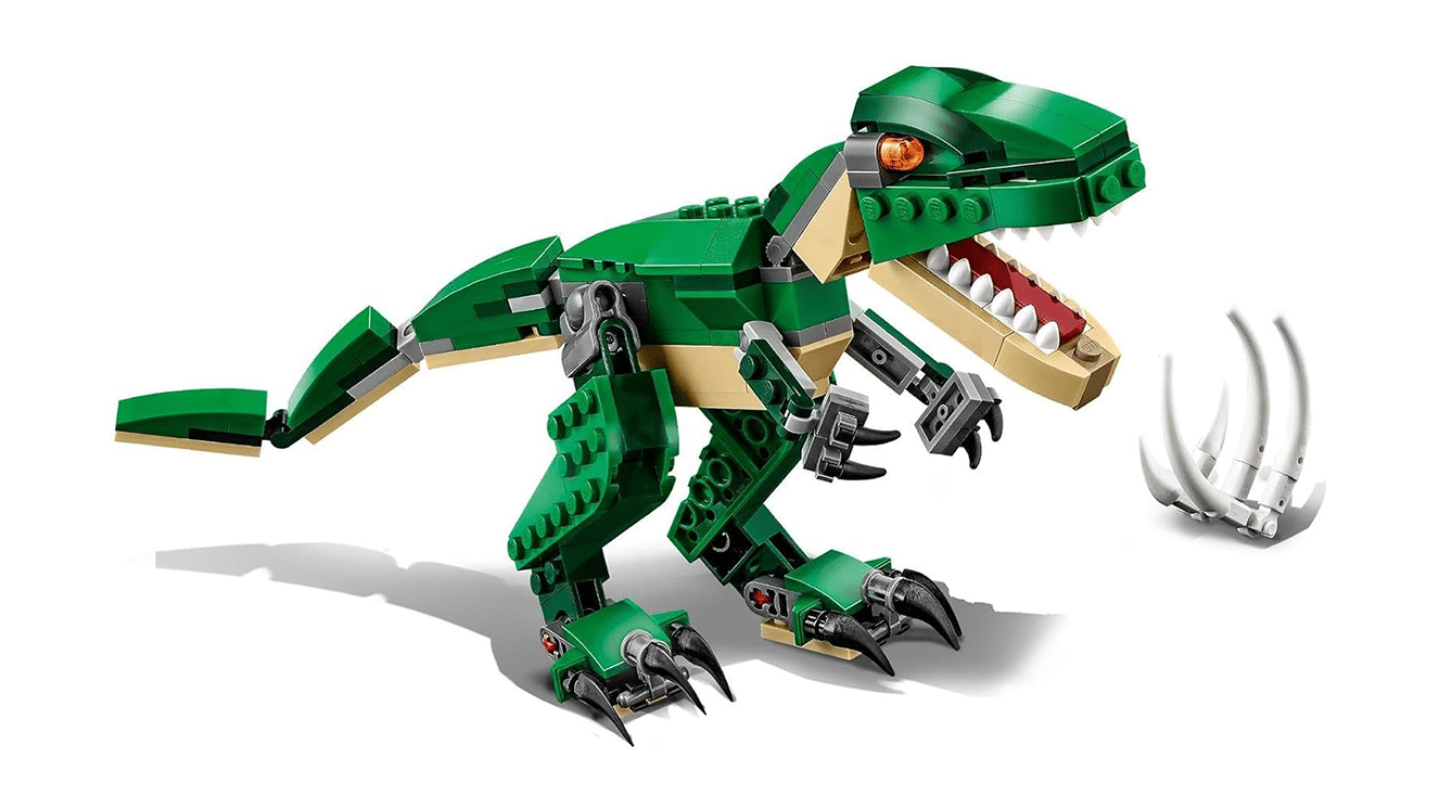 Dinosaurios hechos con ladrillos LEGO