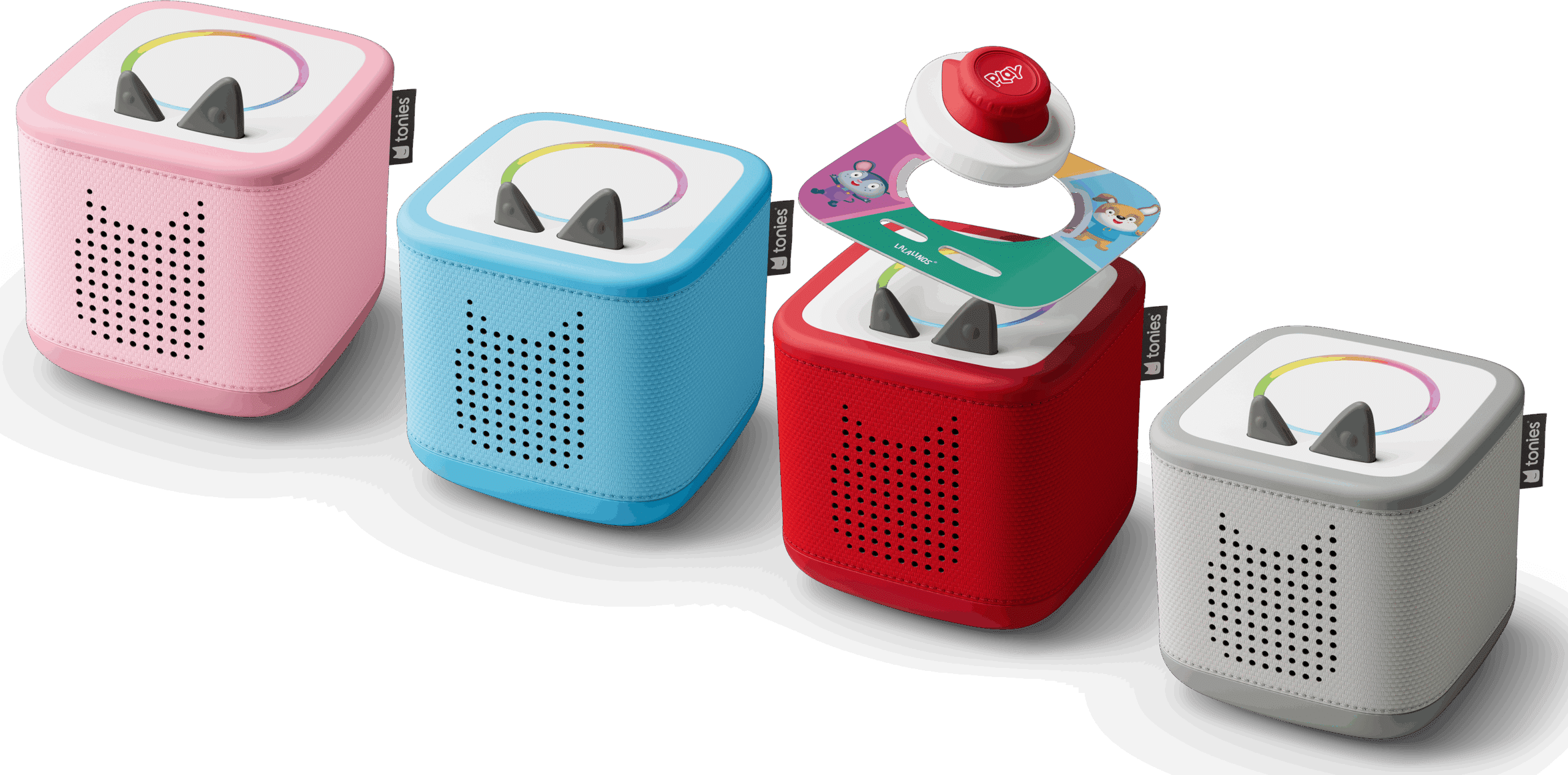 Cuatro versiones de color diferentes del Toniebox 2